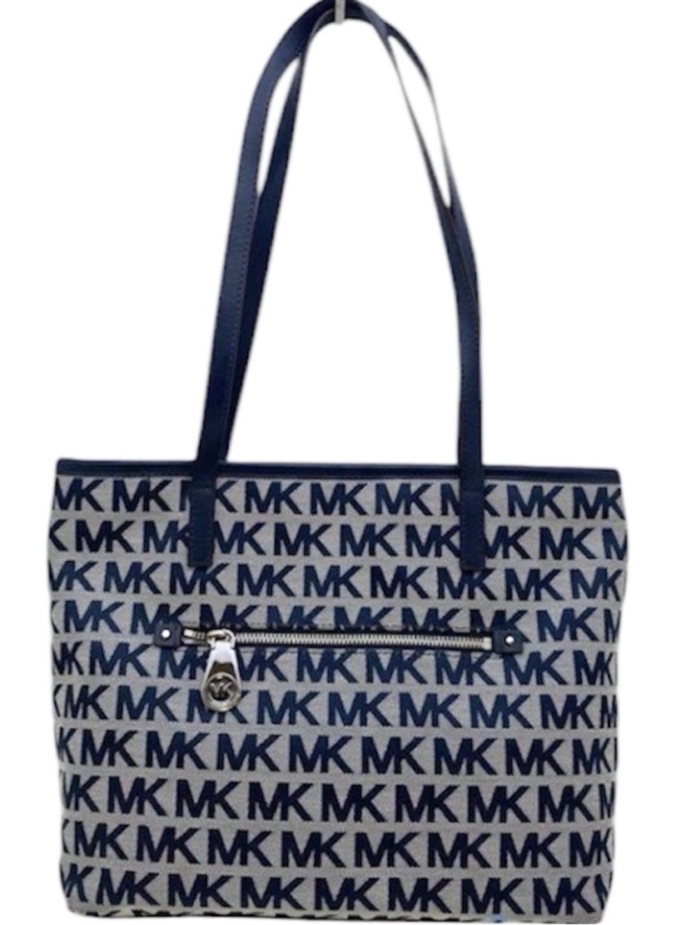 MICHAEL Michael Kors Montauk Med Tote Navy Monogram